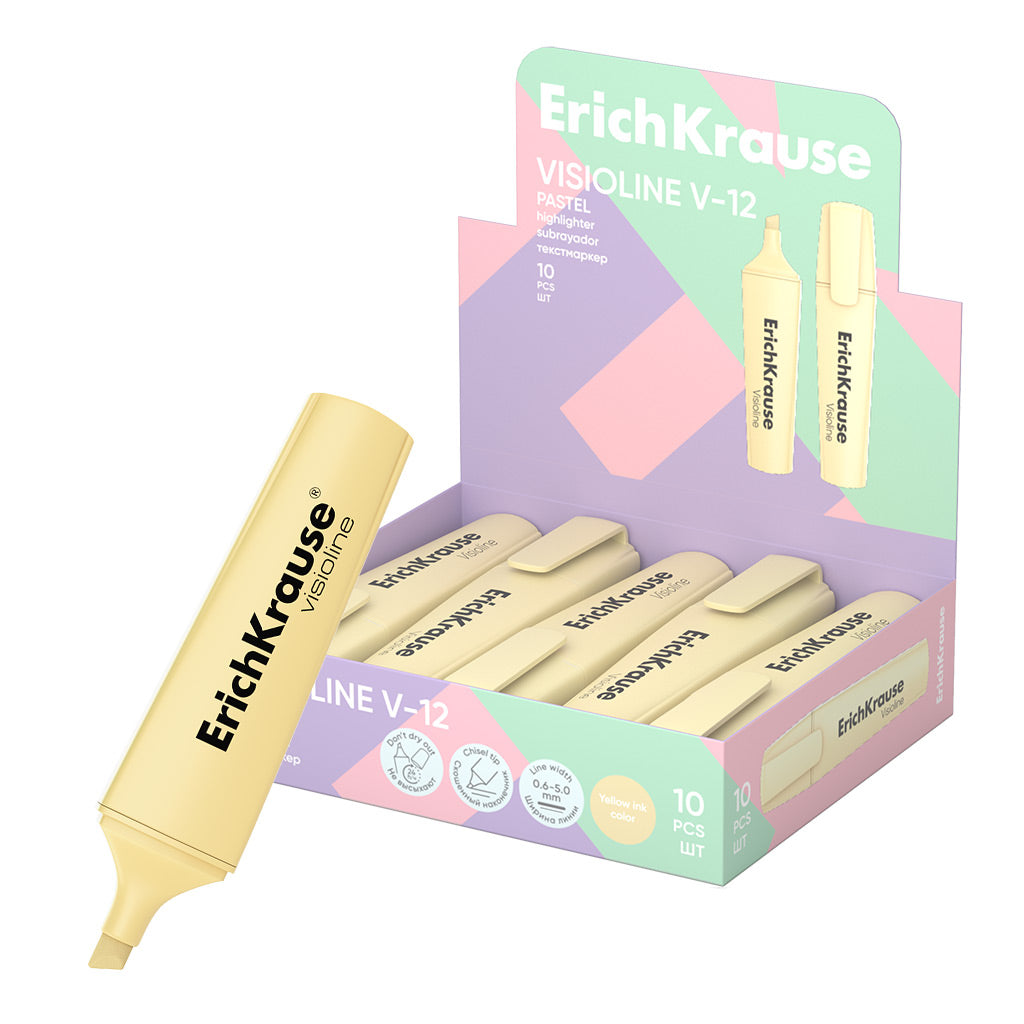 Highlighter Visioline V-12 Pastel, Yellow