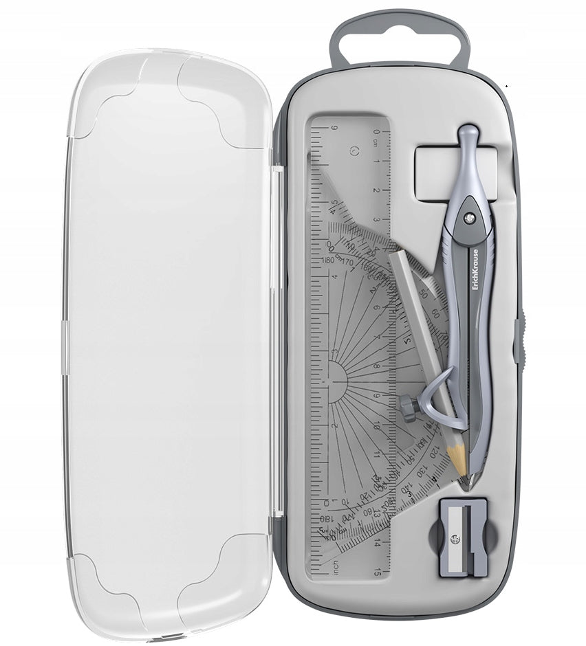 Set Of Drawing Instruments Classic, Grey