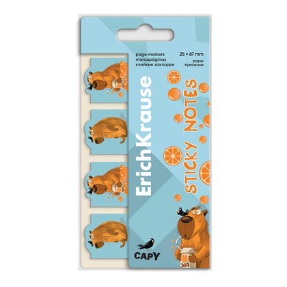 Page Marker Happy Capy, 67X25 mm, 80 Sheets