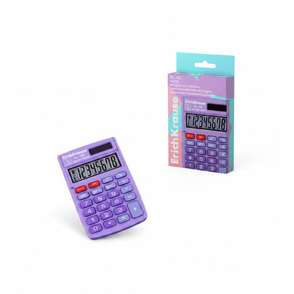 Pocket Electronic Calculator 8-Digit -101 Pastel Violet