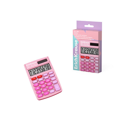 Pocket Electronic Calculator 8-Digit -101 Pastel, Pink