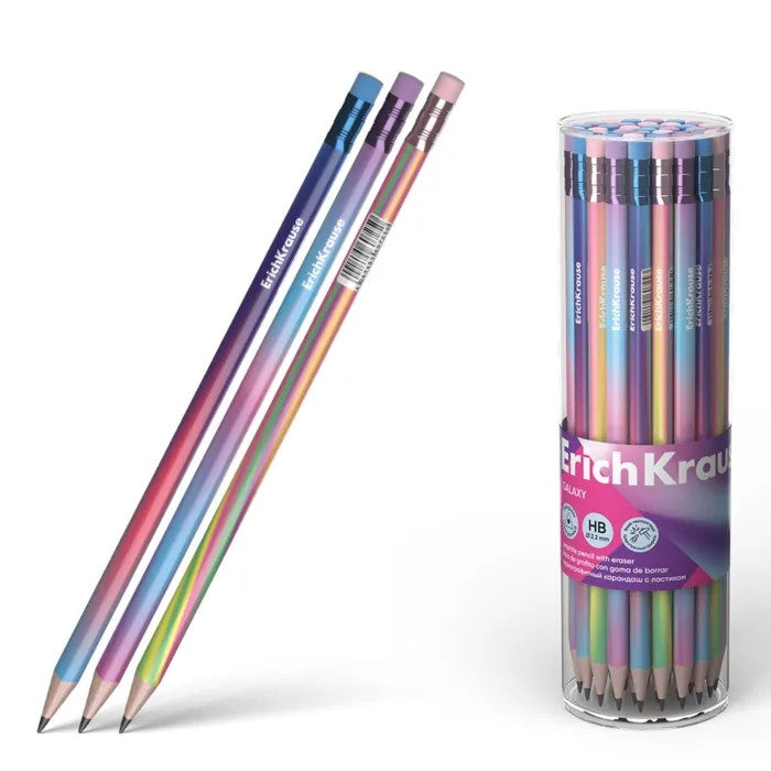 Plastic Graphite pencil Hexagonal With Eraser
