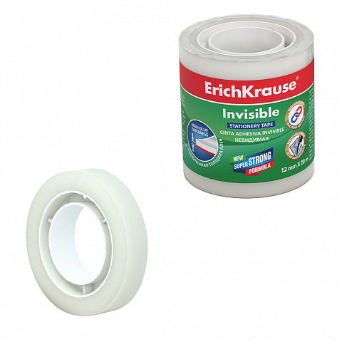 Invisible Stationery Tape With Matt Surface 12Mmx20 m Pack of 4