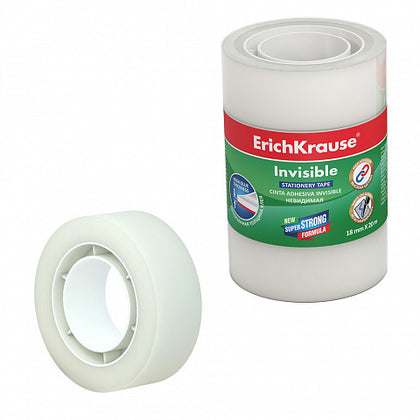 Invisible Stationery Tape With Matt Surface 18Mmx20 m Pack of 4