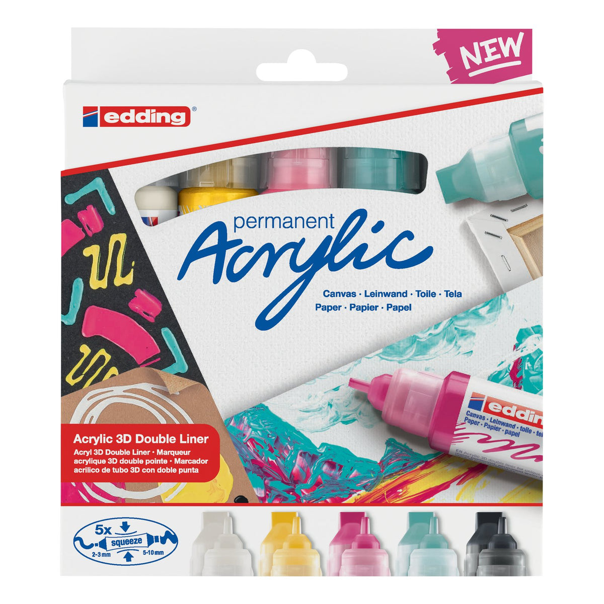 Acrylic 3D Double Liner Basic E-5400/5S