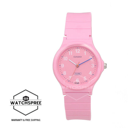 Casio Glu Watch Analog Pink Case Pink Dial Pink Resin Strap