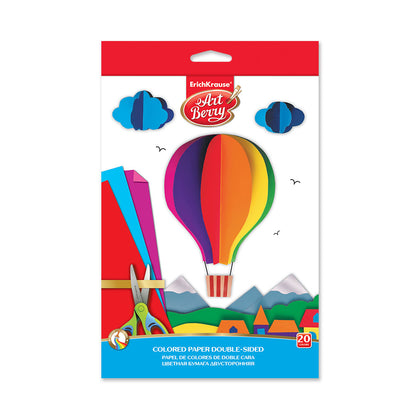 Double-Sided Colored Paper Pad B5 20 Sheets