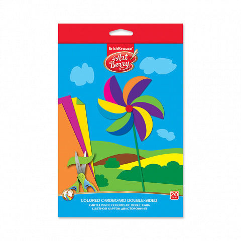Double-Sided Colored Card Board Pad B5 170g 20 Sheets