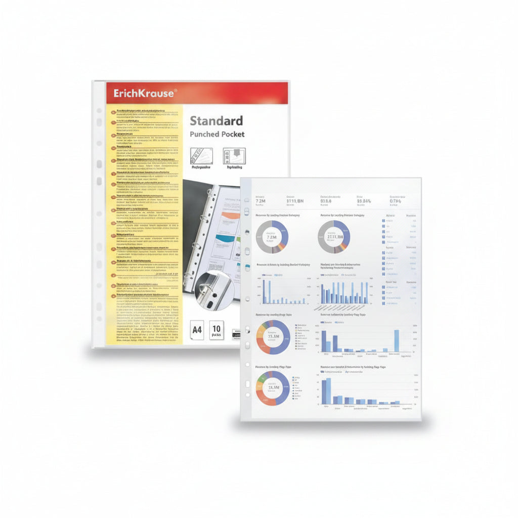 Protector Sheet Fizzy Clear A4 Transparent Pack of 10 30Mic