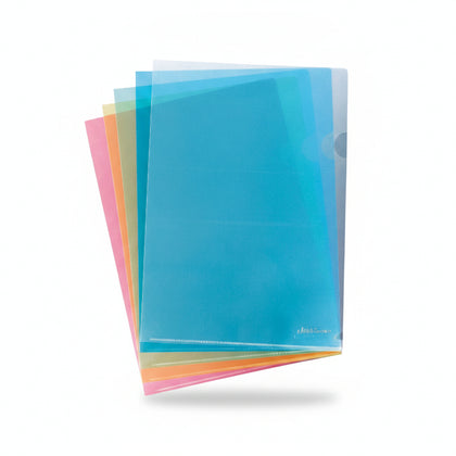 Clear File A4 Assorted Colors