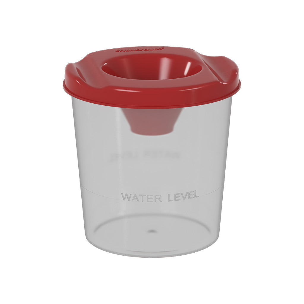 Plastic Cup for Paint Red
