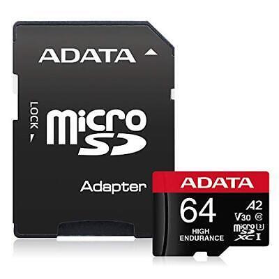 Memory Card Video Monitoring V30 Micro Sdxc 64Gb 4K Class10+Adapter
