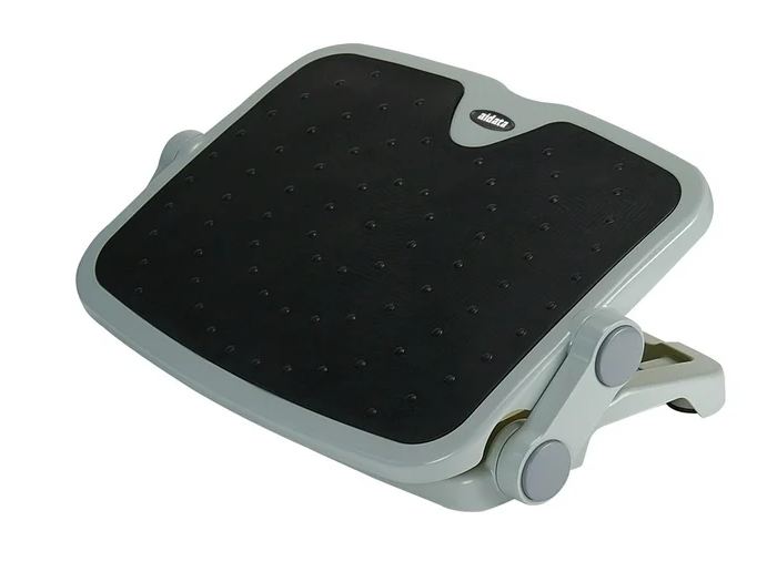 Ergonomic Luxe Comfortable Footrest Black