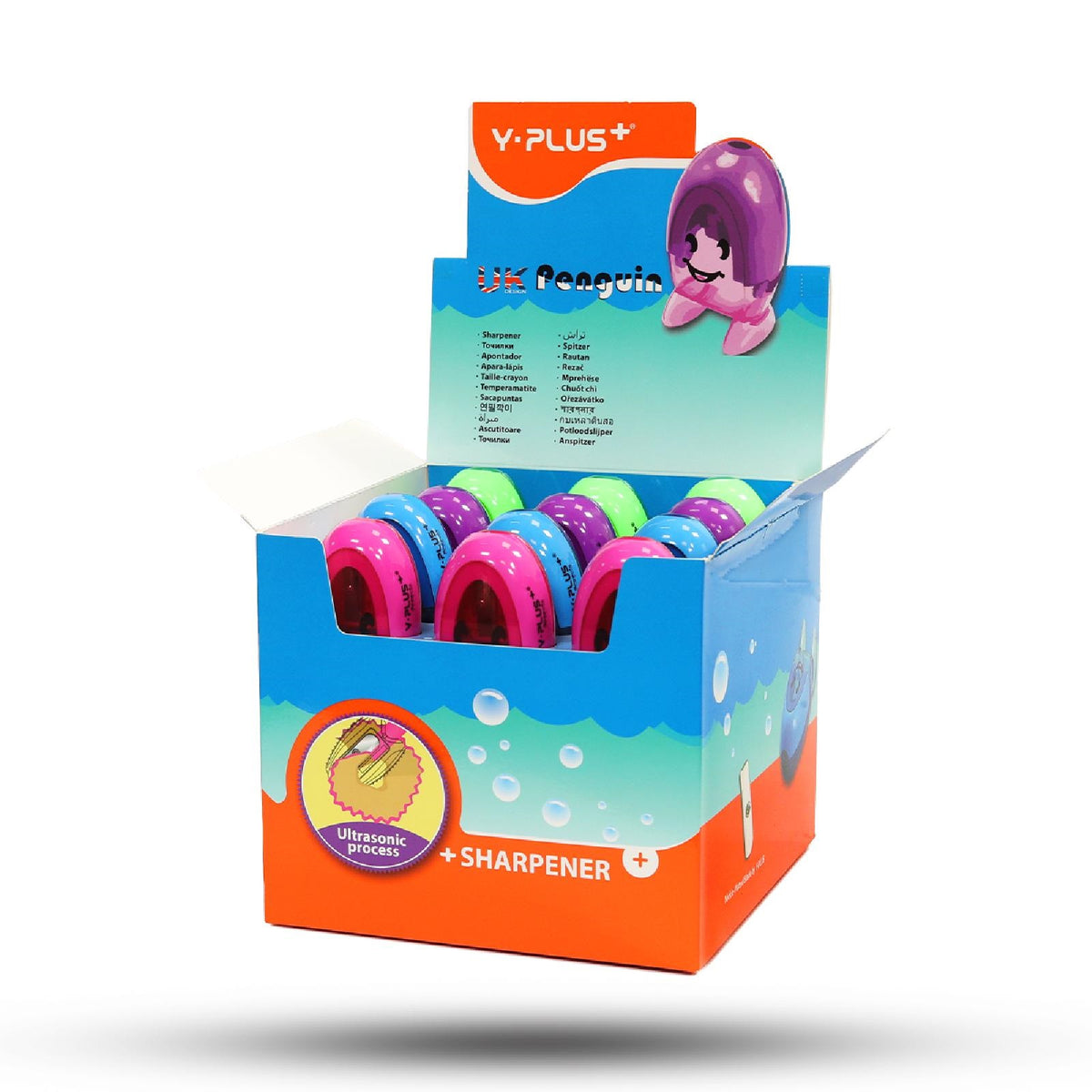Sharpener Plastic Penguin  W/Cointainer
