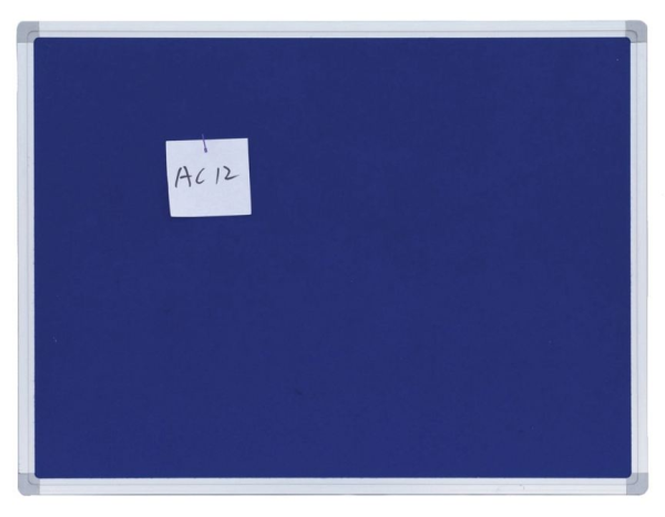 Felt Cork Board Blue 120X120Cm