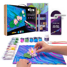 Diy 3D Painting Creative Set - Water Lilies 30x40 cm