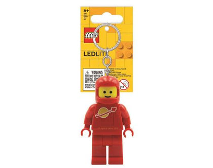 Lego Minifigures Keychain Light Spaceman Red
