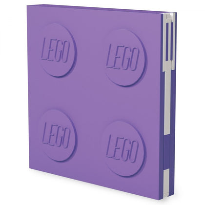 Lego Locking Notebook With Gel Pen Violetin Box