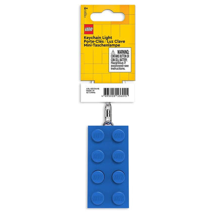 Lego Minifigurines Keychain Light 2X4 Brick Blue