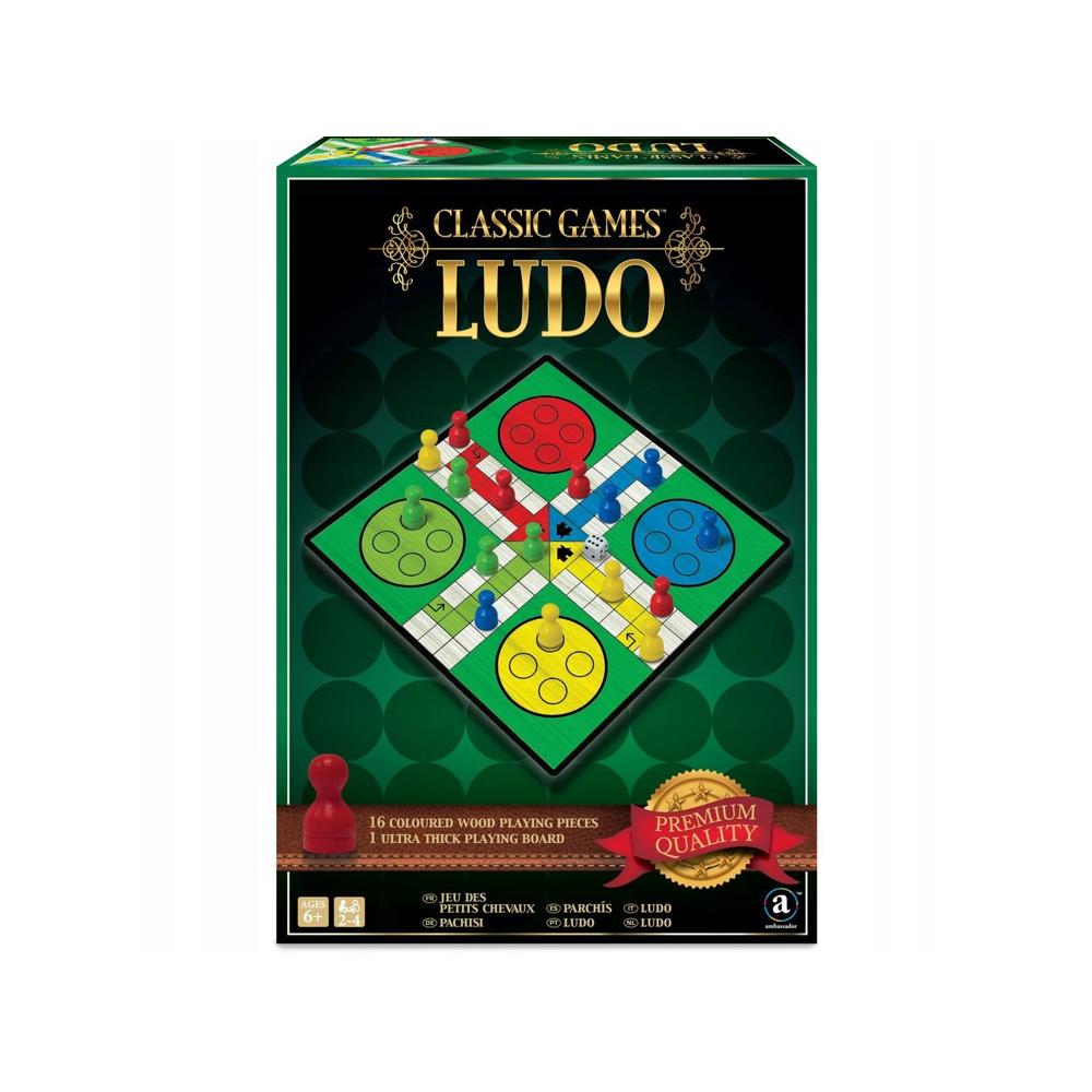 Classic Ludo Board Game – Strategy Game for Kids &amp; Families