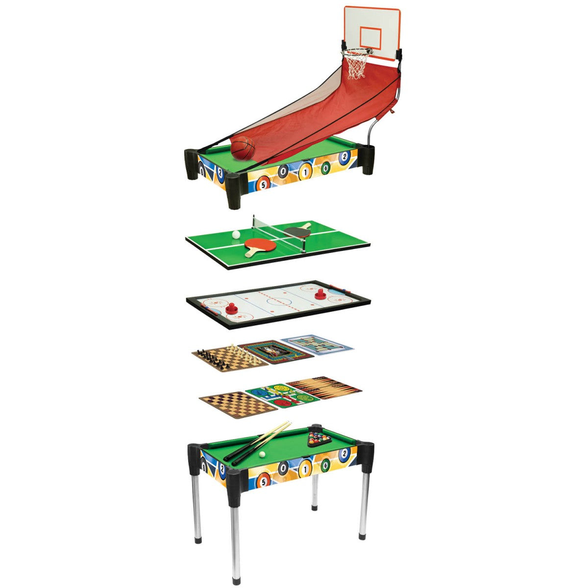 10-in-1 Games Table (122cm)