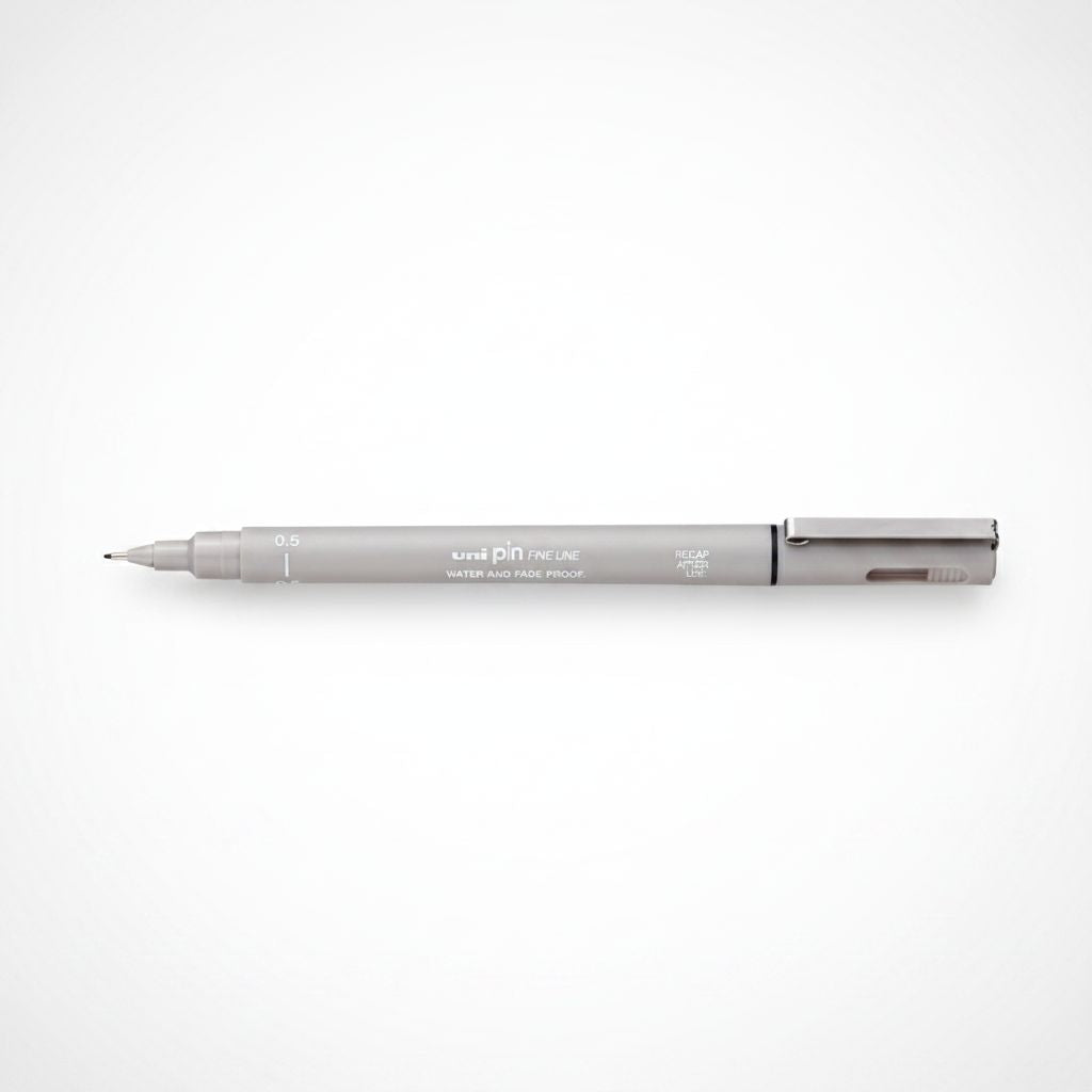 Fineliner Unipin Pen Pigment Ink Light Grey 0.5Mm
