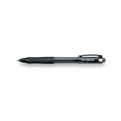 Ball Pen Retractable Laknock 1.0Mm Med Black