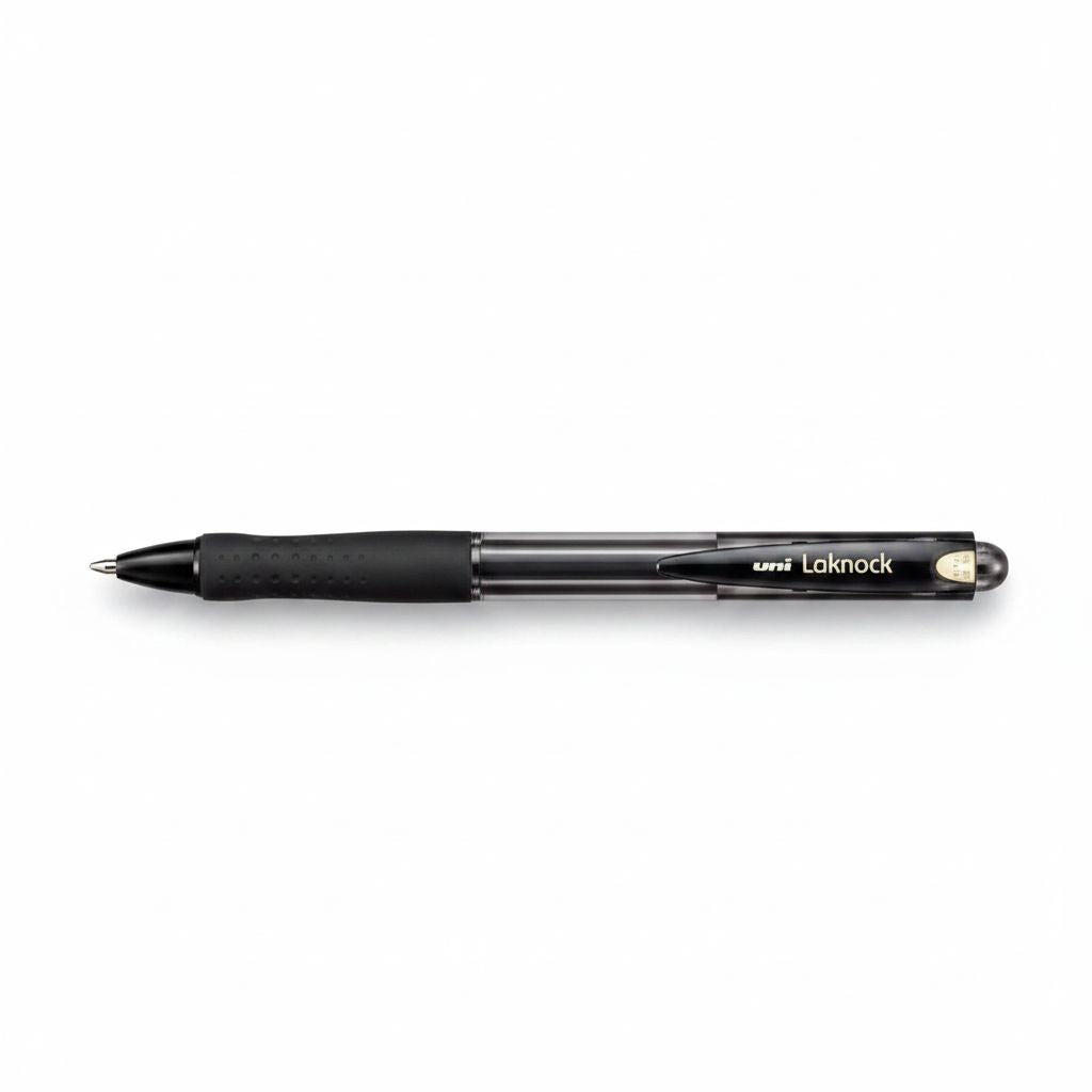 Ball Pen Laknock Retractable Black 1.4Mm