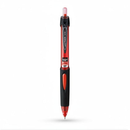 Ball Pen Power Tank Retractable Red 0.7Mm