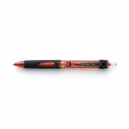 Ball Pen Power Tank Retractable 1.0Mm Red