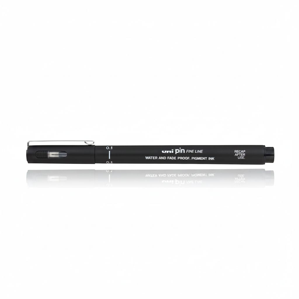 Fineliner Unipin Pen Pigment Ink Blue 0.1Mm