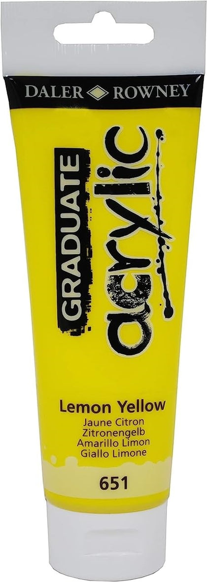 Acrylic 120Ml Lemon Yellow