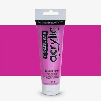 Acrylic 120Ml Metallic Pink