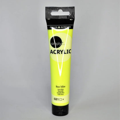 Acrylic Simply 75Ml Neon Yellow