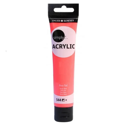 Simply Acr 75Ml Neon Red