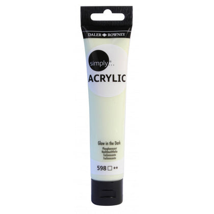 Acrylic Simply 75Ml Glow Dark