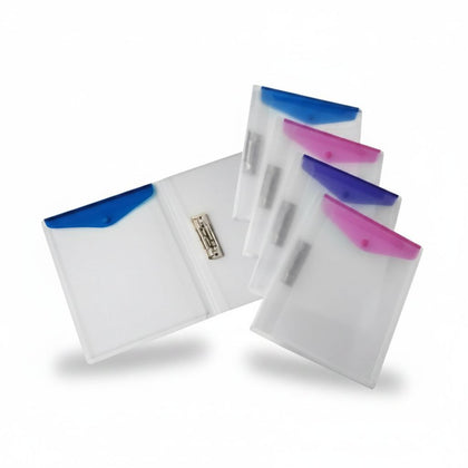 Binder A4 2-Ring 25Mm Clear W/File Button Cl