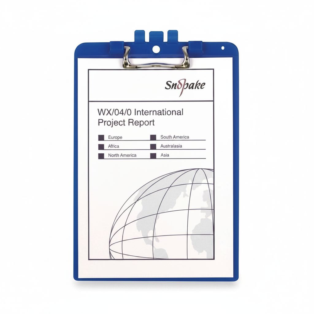 Clipboard Blue A4