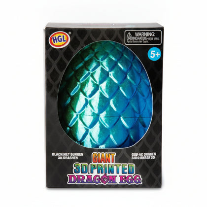 Giant 30 Printed Dragon Egg