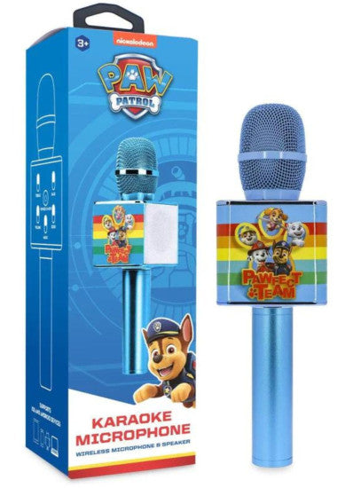 Karaoke Microphone With Bt Speaker Paw Patrol