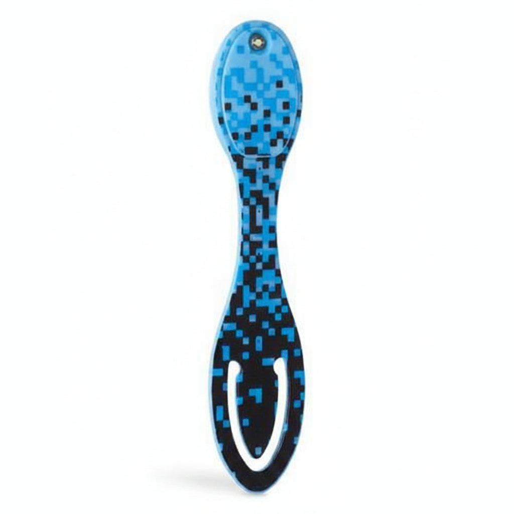 Flexible Led Book Light In Blue Digital Design Perfect For Hands-Free Reading