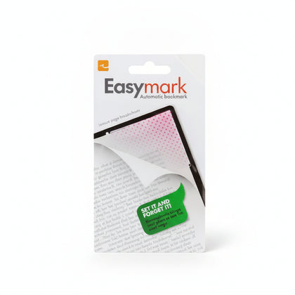 Slim Magnetic Bookmark Set In A Modern Pink Dots Print