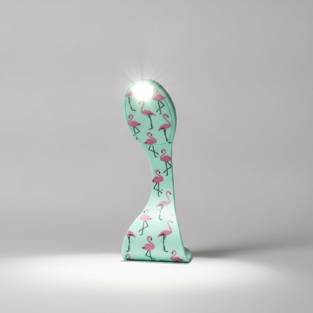 Flexible Led Book Light In Flamingo Design Perfect For Hands-Free Reading