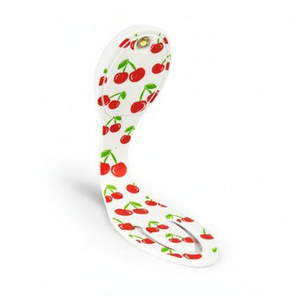 Flexible Led Book Light In Cherries Design Perfect For Hands-Free Reading