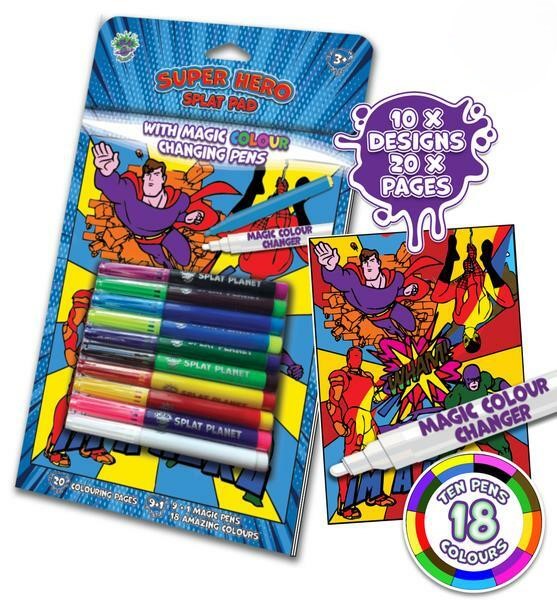 Magic Colouring Book Superhero