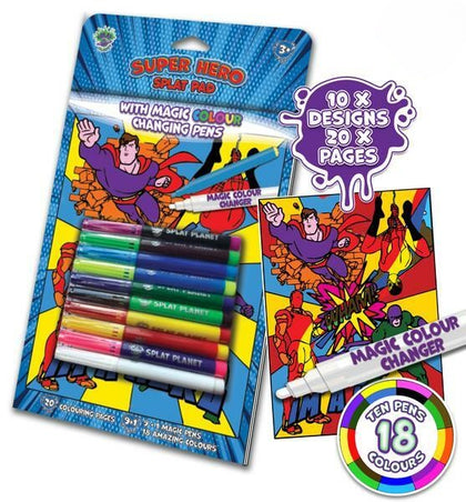 Magic Colouring Book Superhero