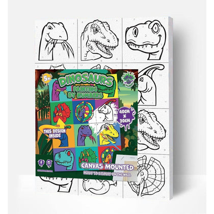 Paint By Numbers Dinosaur