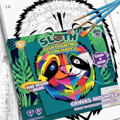 Paint By Numbers Sloth