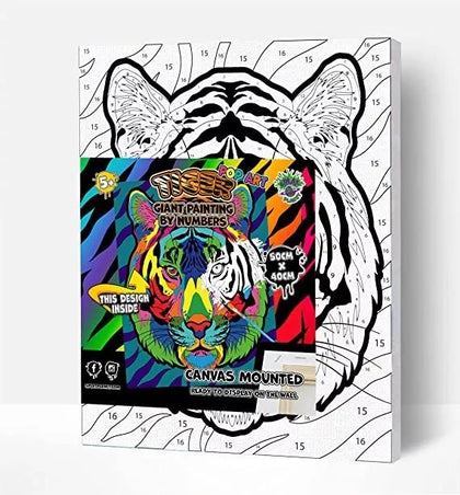 Paint By Numbers Tiger