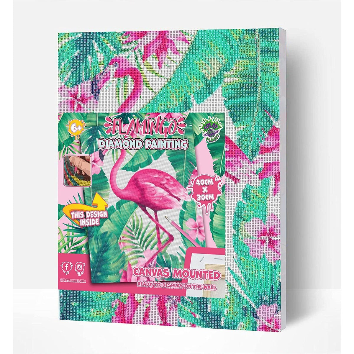 Diamond Paint Art Flamingo 40 x 30cm